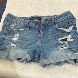 Blue Denim Shorts